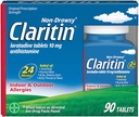 Claritin 실내 및 실외 알레르기 완화, 90-Tablets