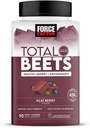 Bling Pire Factor Total Beets, 건강한 에너지 보충, Beet 뿌리 Superfood Soft Chews, Acai Berry (90 ct.)