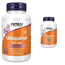 지금 보충 교재, Ubiquinol 100 mg의 높은 생물 분해성 (CoQ10)의 활동적인 모양, 120 Softgels & 보충교재, L Carnitine 1,000 mg의 가장 순수한 모양, 아미노산, 적당 지원*, 100개의 정제