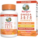 MaryRuth Organics Vegan Omega 3 6 7 9 Gummies | 최대 4 개월 공급 | Flaxseed Oil의 오메가 3 보충 | 오메가 3 구미 | 물고기 맛 | 비 GMO | 120 개