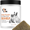 개 및 고양이 용 Kelp 분말 - 유기 바다 Kelp 보충 과립 분말 (16 Oz, 1 파운드)