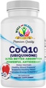 CoQ10 (Ubiquinone) - 30 캡슐 - 매우 더 나은 흡수 포뮬러 - 에너지와 체력을 촉진 - 채식주의 친화적 인 - 인공 첨가물에서 무료