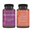 보전 Resveratrol & Ultra Collagen 부스터 - 셀 및 스킨 지원을위한 Resveratrol & Collagen 캡슐 - 특징 Dermaval - 60 캡슐, 90 울트라 Collagen 부스터 캡슐