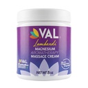 VAL 마그네슘 아로마 마사지 크림 8oz | Zechstein 마그네슘 + MSM + 유기 오일 | 빠른 흡수 | Non-Greasy | 관절 및 근육 완화 | Paraben-Free | 미국