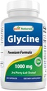 에너지 생산을 위한 제일 자연적인 글리신 보충교재 1000 Mg, 180Count