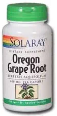 Solaray 오레곤 포도 뿌리 - 400 mg - 100 캡슐