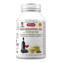 ANDREW LESSMAN Resveratrol-100 EGCG 100mg - 180 캡슐 - 알코올 또는 카페인이없는 2 개의 천연 Occurring 산화 방지제.
