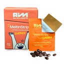 MeltinStripsTM 에너지 스트립 40mg 카페인, 20mg Ashwagandha & Vitamin B12 | Jitters 또는 Crash없이 즉시 에너지 및 초점 | 커피보다 빠른 작동 | 모차 맛 - 30 스트립