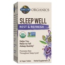 생활 유기의 정원 Sleep Well Rest & 새로 고침 30 정제, 레몬 발름, 녹차 추출물 L-Theanine, Valerian 뿌리, Chamomile, Probiotics-Organic Non-GMO Vegan 글루텐 자유로운 초본 보충교재