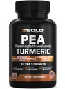 Pea Palmitoylethanolamide + Turmeric Curcumin Complex – 1600mg Micronized 99% & 95% Curcuminoids – 높은 힘 합동 지원, 이동성 & 안락 – 미국에서 만드는