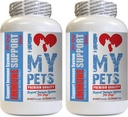 나는 내 PETS LLC 개 면역 보충제를 사랑 - 개 면역 지원 - 부스터 - 건강한 애완 동물 - 보충 - 개 심장 건강 - 120 치료 (2 병)