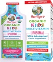 MaryRuth Organics Multivitamin for Kids | 설탕 무료 | 액체 비타민 | 면역 지원 보충교재 | 인지 건강 및 전반적인 웰빙 | USDA Organic | Vegan | Non-GMO | 14 인분