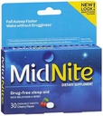 Occasional Sleeplessness를 위한 MidNite 수면 건강, 30 Chewable Cherry Tablets (포장 3)