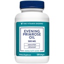 비타민 Shoppe Evening Primrose Oil 500MG, GLA (Gammia Linolenic Acid), 여성 건강 및 호르몬 균형을위한 보충 (120 Softgels)