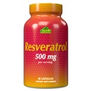 Alfa Vitamins의 Resveratrol 1000mg - 강력한 산화 방지제, 도움은 세포 손상을 방지 - 뇌 기능, 심장 혈관 건강, 대사, 노화 방지 효과 지원 - 60 캡슐