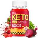 체중 감량을위한 Keto ACV Gummies - 어머니가있는 맛있는 1500MG Apple Cider Vinegar, Probiotics, 비타민 B6 & B12 - 설탕 무료, Vegan & Non-GMO - Gut Health, Metabolism 및 여성을위한 지방 연소