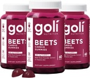 Goli 영양 보충교재, 베레 Cardio 거미, 60의 조사 (3 팩), 100mg CoQ10 & 베레 뿌리 추출물 - 글루텐 자유로운, Vegan, 비 GMO 및 젤라틴 자유로운. 성격의 중대한 Superfood