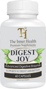 Digest Joy - Optimal 소화 지원을위한 고급 효소 혼합 - Amylase, Lipase, Bromelain, Protease, Lactase 및 기타 효소 (60 식물성 모자)