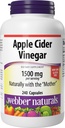 Webber Naturals Apple Cider Vinegar 캡슐 어머니, 1500 mg의 서빙 당, 높은 효능, 240 캡슐, 천연 소화 지원, 설탕, 낙농장 및 글루텐 무료