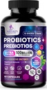 여성 및 남성 60 억 CFU에 대한 Probiotics - Lactobacillus, 소화 Gut 건강 Probiotics & Immune 지원 보충, Occasional 변비, 가스 및 Bloating 지원 - 60 캡슐
