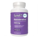 Sanar Naturals Resveratrol 보충교재 500 mg – 건강한 노후화, 인지 기능 및 심장 건강 지원 - 식물 기반 Trans Resveratrol - 채식주의자, 비 GMO, 120 캡슐