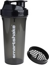 Smartshake 단백질 셰이커 병, (GLOSSY, 검정)