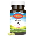 Carlson - 비타민 A, 15000 IU Palmitate (4500 mcg RAE), 시각 건강 & 건강한 피부, 면역 기능, 240 Softgels