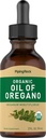 Oregano Organic Liquid Drop Oil | 2 fl oz | Extra Virgin Olive Oil | 초본 추출물 보충교재 | Non-GMO, 글루텐 프리