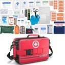 포괄적인 응급 처치 키트- 고급 Trauma 키트 라벨 준수, 자동차, 홈, 캠핑 및 야외 Emergencies -324Piece Set