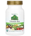 생명 정원의 자연 플러스 소스 인증 유기 비타민 B12-1000 mcg 메틸 코발라민, 60 Vegan 캡슐 - 전체적인 음식 비타민 B12 보충 - 에너지 부스트 - 채식주의, 글루텐 - 무료 - 30 서빙