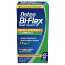 Osteo Bi-Flex Glucosamine Triple Strength Plus Turmeric Supplement with Curcumin for Joint Support and Range of Motion, 40 Day Supply, 80 코팅 정제, 관절 건강 영양 보충제