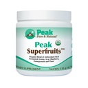 Peak Organic Superfruits - 폴리 페놀 리치 슈퍼 푸드 분말 - 비 GMO Fermented Aronia Berry, Acai, Blueberry, Pomegranate 및 Plum - 노화, 대사 건강, 심장 건강 (30 서빙)