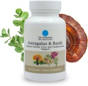 Dr. Robaina Astragalus & Reishi 캡슐 – 면역, 간 및 심혈관 지원 – 고순도 초본 혼합 – Vegan, 비 GMO, 미국에서 만든, 60 캡슐