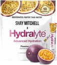 Hydralyte Shay Mitchell Electrolyte 분말 소포, 낮은 설탕 급속한 Rehydration, 열, 여행, 운동 및 Bachelorette 부속을 위한 Hydration 분말 (Passion 과일)