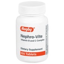 럭비 Nephro-Vite 비타민 B 및 C 복합 정제 - Dietary Supplement - 100 개 (1 팩)