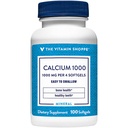 비타민 Shoppe 칼슘 1,000MG, 쉽게 삼키기 Softgels, 비타민 D (100 Softgels)의 400IU와 Bone & Teeth 지원