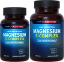 60ct + 120ct - MyoActivo 5-in-1 마그네슘 복합 단지 - 높은 흡수 - 킬레이트 마그네슘