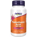 NOW 식품 보충제, Pantothenic 산 (비타민 B-5) 500 mg, B-Complex 비타민, 100 캡슐