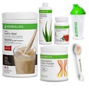 Herbalife Shake 건강한 식사 키트 | 쿠키 및 크림 포뮬러 1 + 허브 알로에 (만고) + 허브 티 농축 + 단백질 분말 + 쉐이커 컵 & 스푼