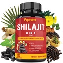 Men & Women을위한 Shilajit Himalayan 보충 - 150 캡슐 결합 Ashwagandha, Ginseng, 톱 Palmetto, Maca, Tribulus, Chaga & Black Pepper - 활력 에너지 및 면역 지원