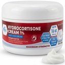 MED Pride 1% Hydrocortisone 크림 부피 16 Oz Eczema, Dermatitis, Rashes, Mosquito Bites를 위한 최대 힘 Itch 안전