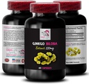 은행나무 biloba 보충 - 은행나무 BILOBA 추출물 - 자연적인 산화 방지제 추출물, 초본 산화 방지제 지원, 은행나무 biloba 이익, 식물 추출물 보충교재, 식물 기초를 두는 산화 방지제 1 Bot 60 모자