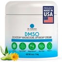 Dr. Robaina DMSO 크림 - 99.9% 순수한 약제 급료 | Zechstein 마그네슘, Arnica, Aloe Vera, 비타민 E를 가진 피부 안전 공식 | 4개 oz | 미국에서 만드는