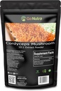 Cordyceps 버섯 분말 | Cordyceps 추출물 30% 다당류 비 GMO 순수한 Cordycep 분말 8개 oz. (225 그램)