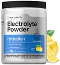 Horbäach Electrolytes Powder | 16 oz | 130 서빙 | 히드라이즈 보충 | 채식 | 케토-Friendly | Non-GMO, 글루텐 프리 포뮬러 | 레몬 맛