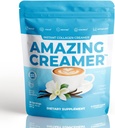 Superfoods Company Collagen - Keto Creamer-Hyaluronic 산 & MCT 기름 - 두뇌 Boost & Curbs Cravings - 건강한 피부 & 머리 지원 - Diet-Friendly [30 서빙] [Vanilla]