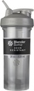 BlenderBottle Shaker Bottle Pro 시리즈 단백질 쉐이크 및 Pre 운동, 28-Ounce, Smoke Grey에 적합합니다.