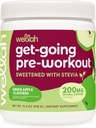 Wellah Get-Going Pre-Workout 음료 혼합 (녹색 사과 맛, 30 서빙)