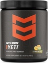 MTN OPS Yeti Pre-Workout 분말 Creatine, 200mg Caffeine & Beta Alanine, 30-Serving Tub, Citrus Bliss와 함께 에너지 음료