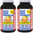 Yerba Prima Daily Fiber Formula 16 oz (Pack of 2) - 프리미엄 다이어트 섬유 보충, 비 GMO, Gluten Free, 미국에서 만든 오렌지 맛
